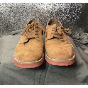 Sperry Caspian III Dirty Bucks Oxford, Preppy Brown, Boys 2M ~Gently Used